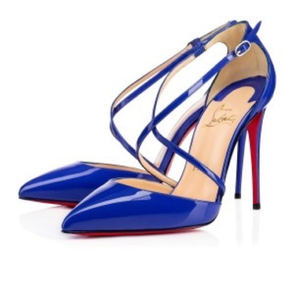Christian Louboutin Cross Black Electric Sz 37